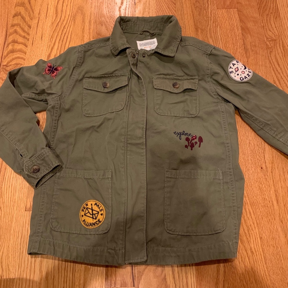 Gymboree patchwork & embroidered Jacket